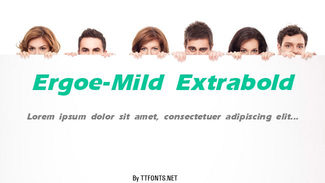 Ergoe-Mild Extrabold example