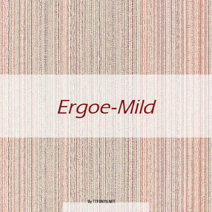 Ergoe-Mild example