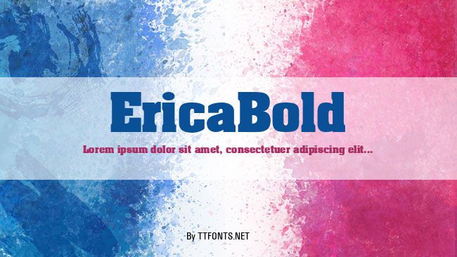 EricaBold example