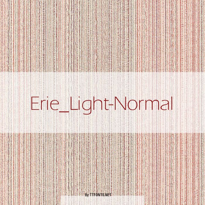 Erie_Light-Normal example