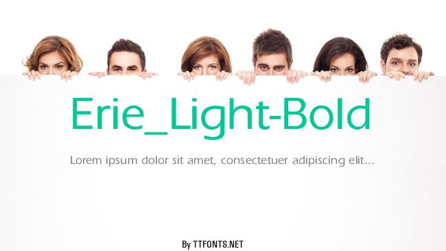 Erie_Light-Bold example