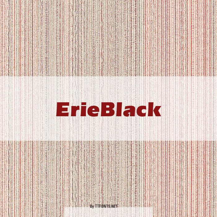 ErieBlack example