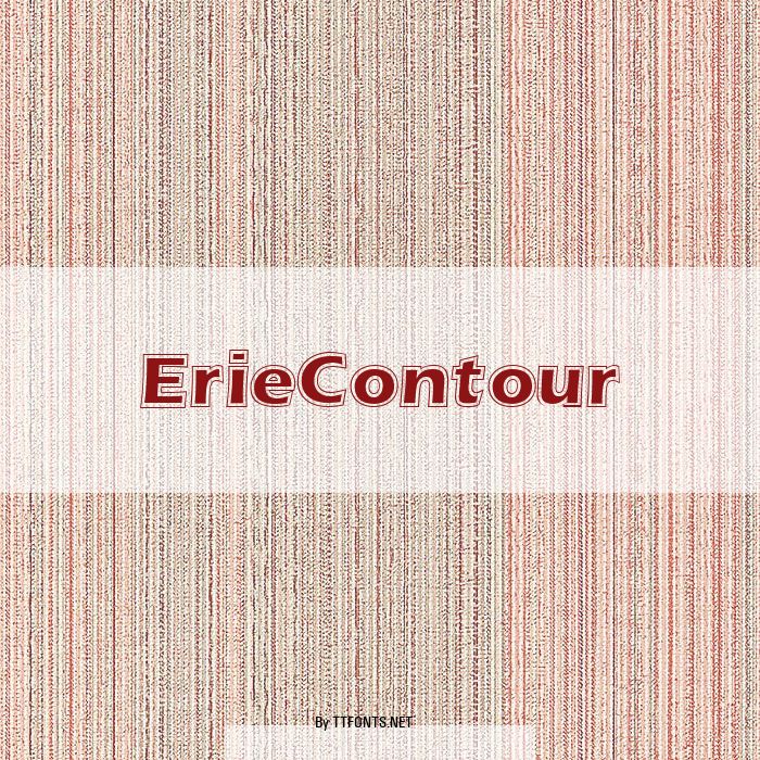 ErieContour example
