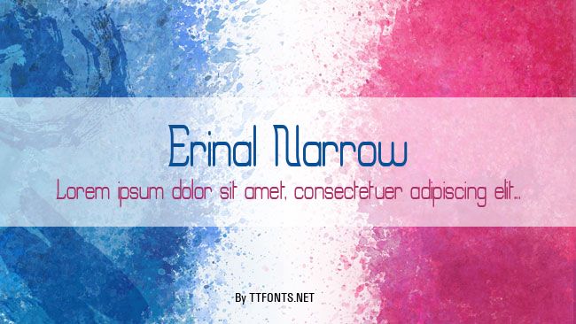 Erinal Narrow example