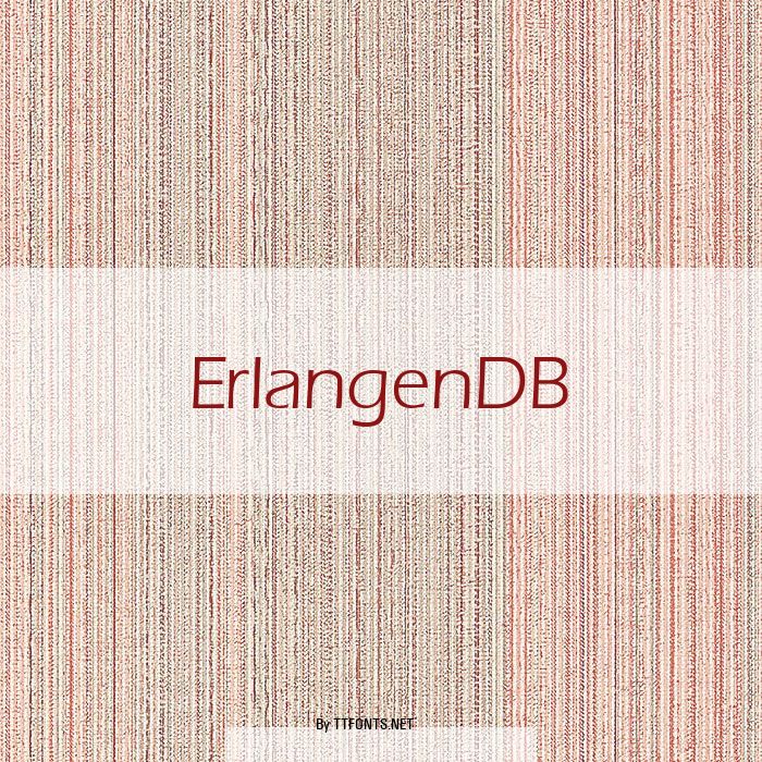 ErlangenDB example