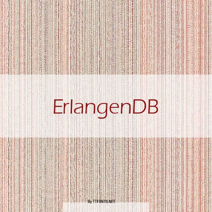 ErlangenDB example