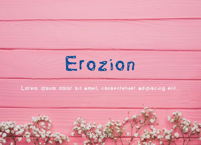 Erozion example