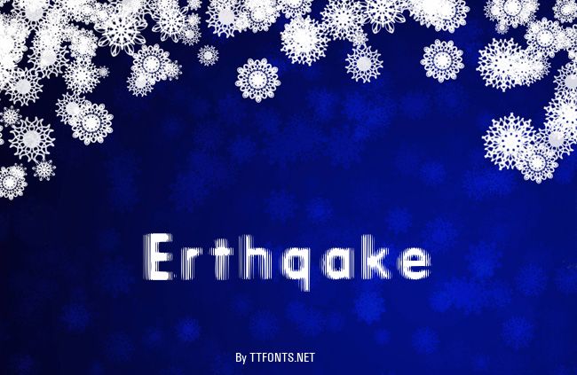 Erthqake example