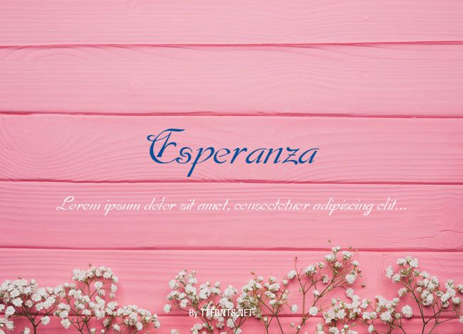 Esperanza example