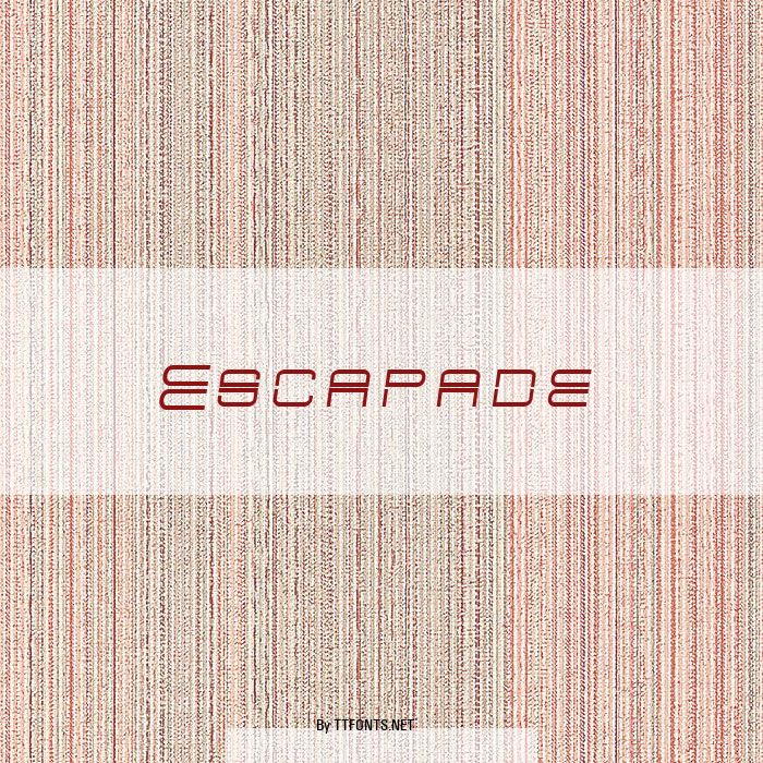 Escapade example