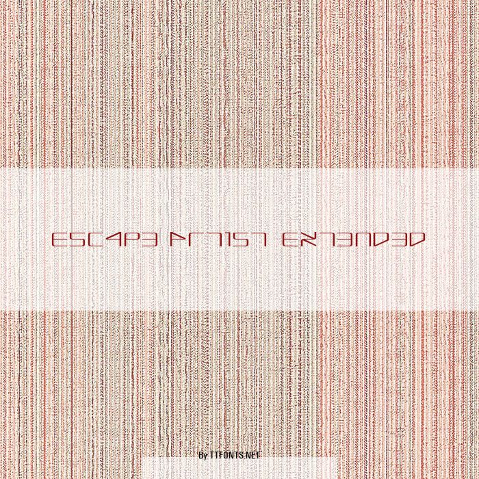Escape Artist Extended example
