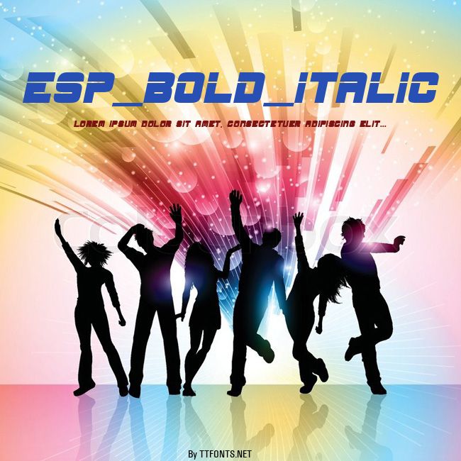 ESP_Bold_Italic example