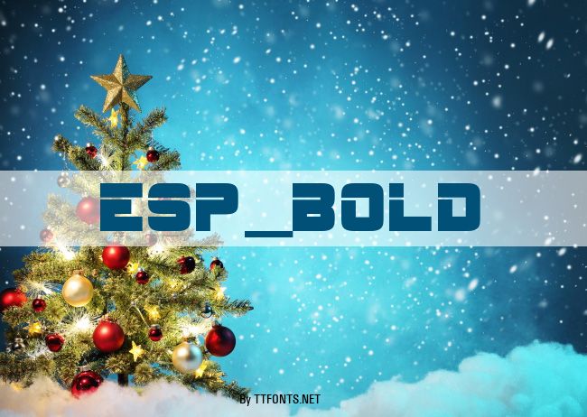 ESP_Bold example