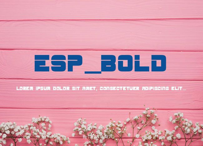 ESP_Bold example