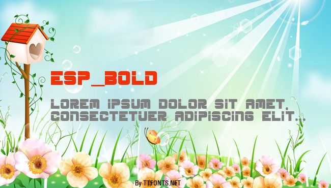 ESP_Bold example