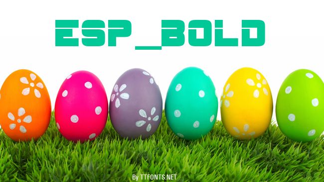 ESP_Bold example