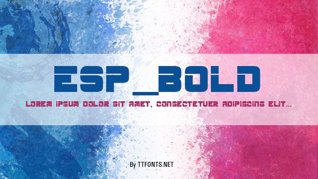 ESP_Bold example