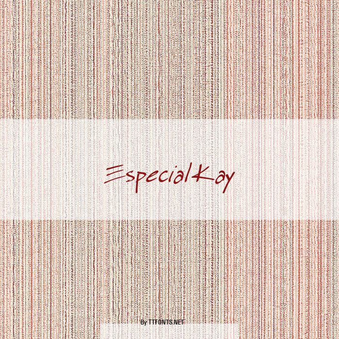 Especial Kay example