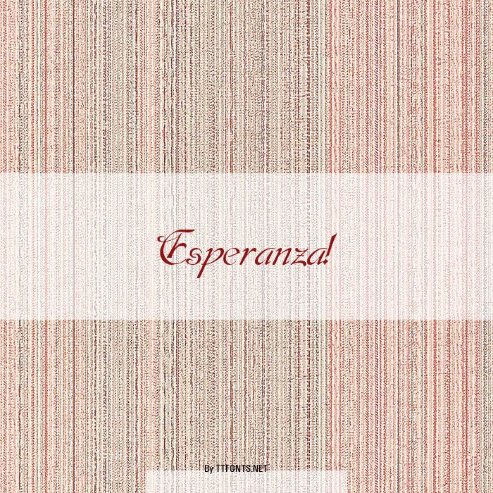 Esperanza! example