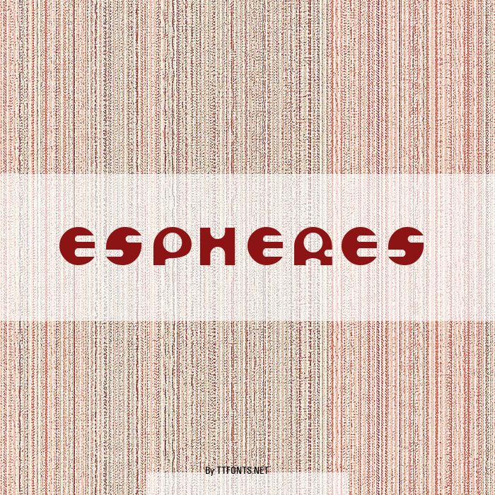 Espheres example
