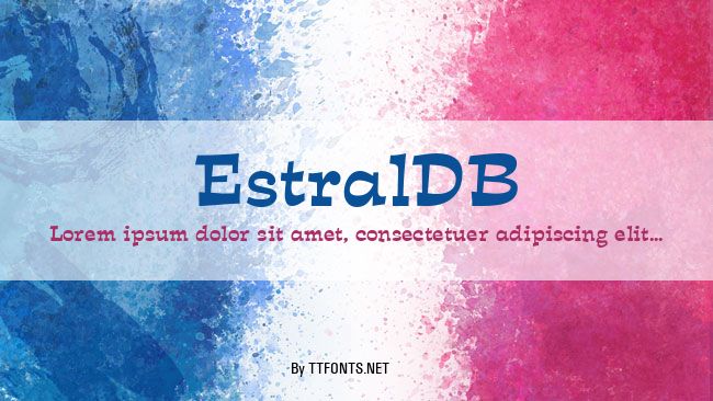 EstralDB example