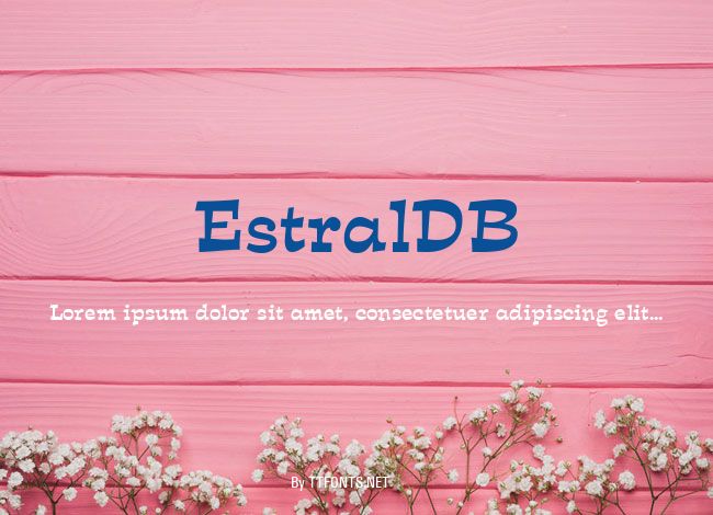 EstralDB example