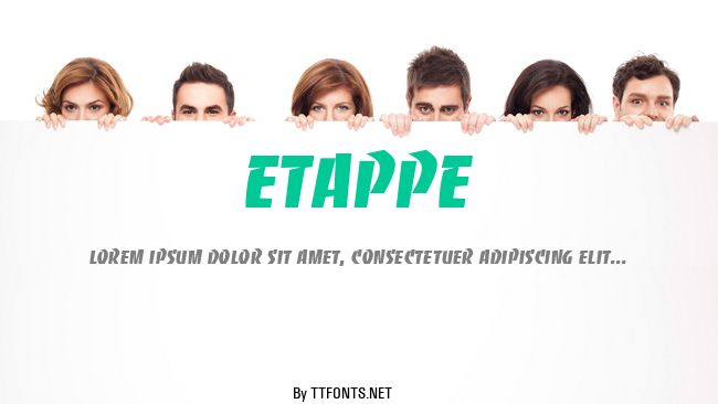 Etappe example