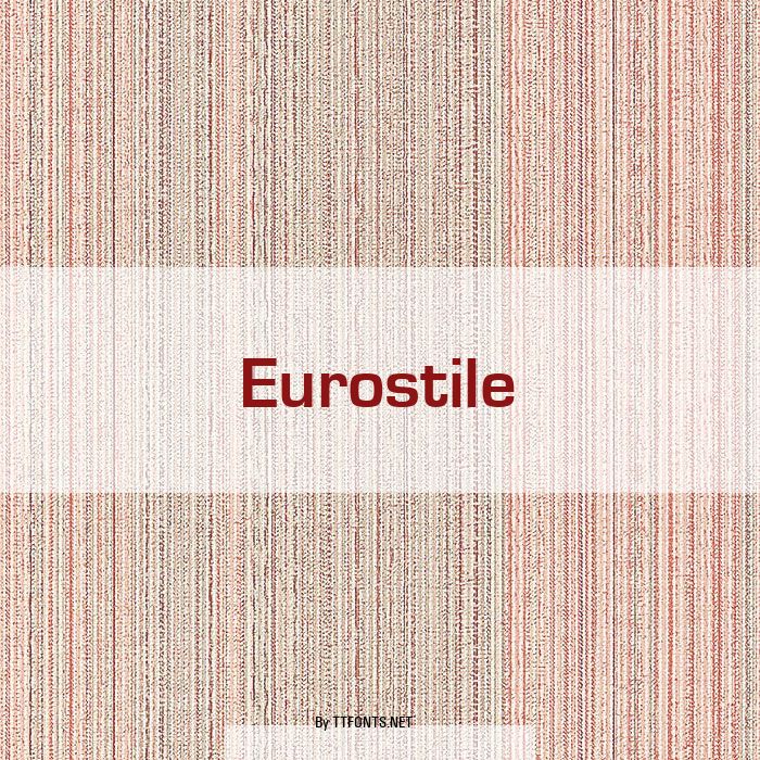 Eurostile example