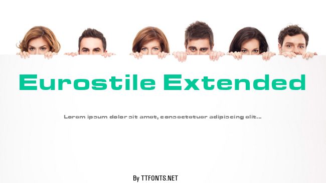 Eurostile Extended example