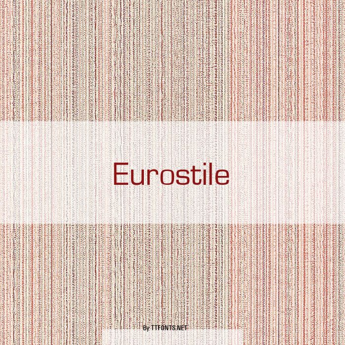 Eurostile example