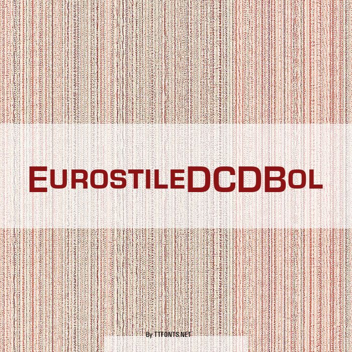 EurostileDCDBol example