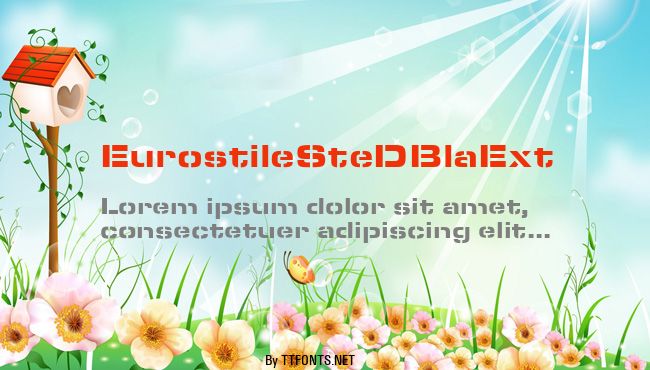 EurostileSteDBlaExt example