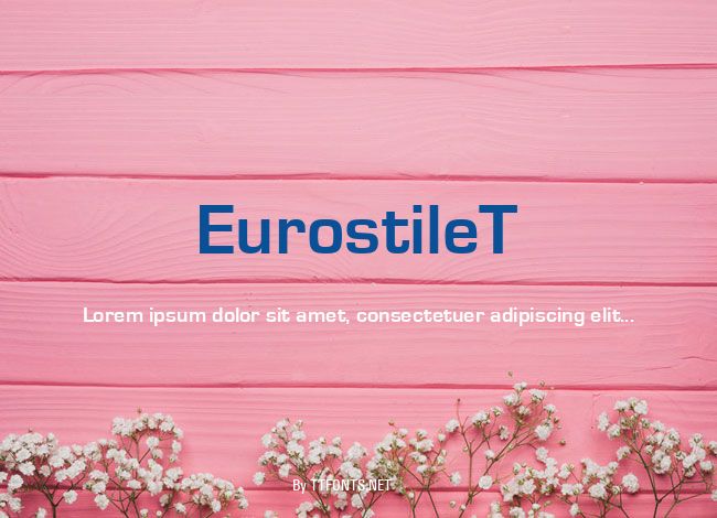 EurostileT example