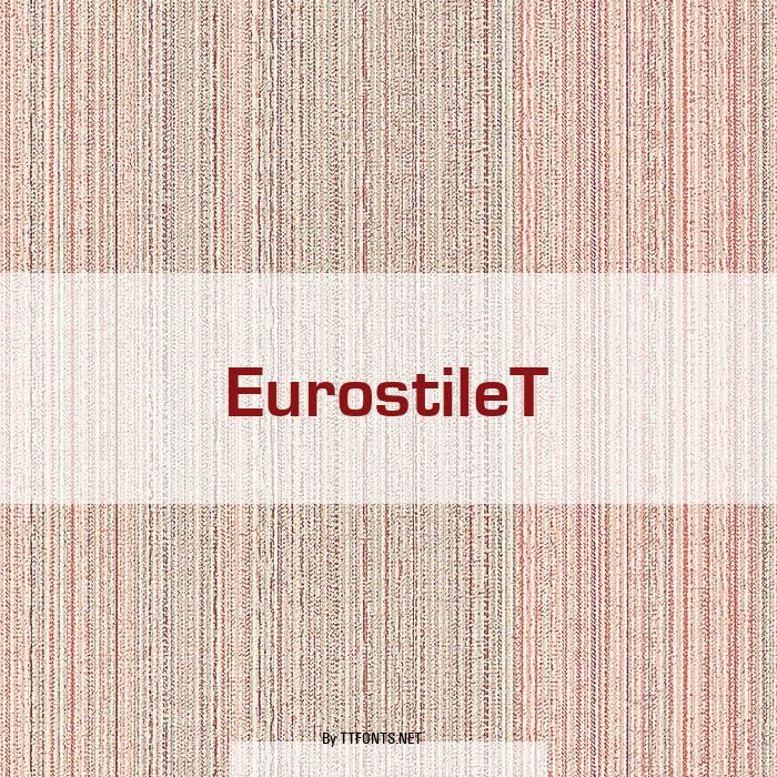 EurostileT example