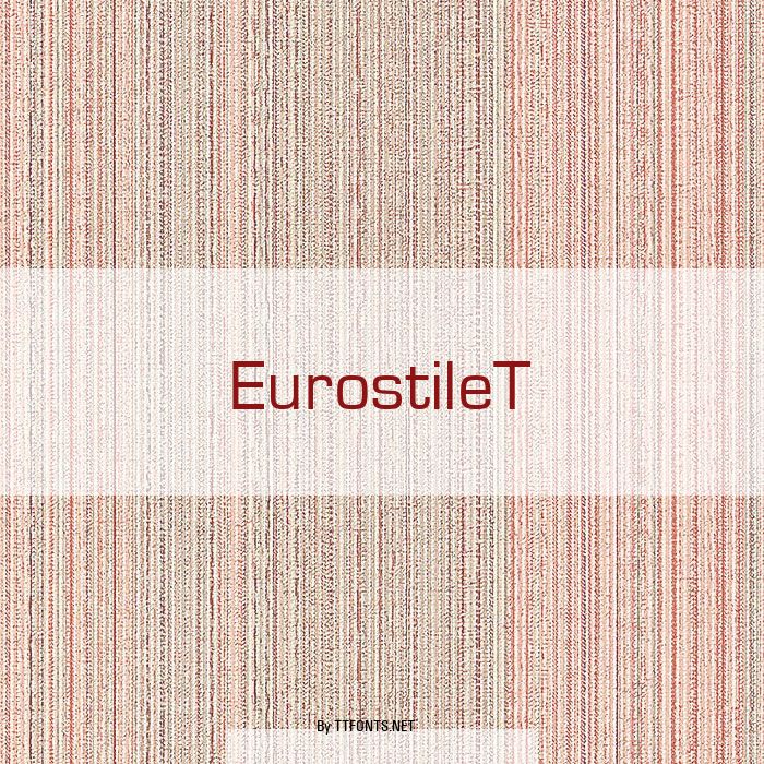 EurostileT example