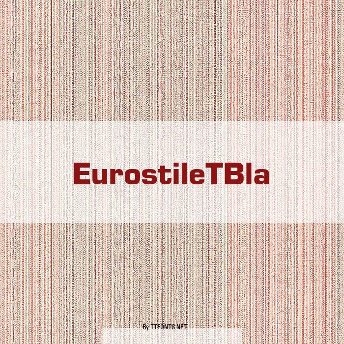 EurostileTBla example