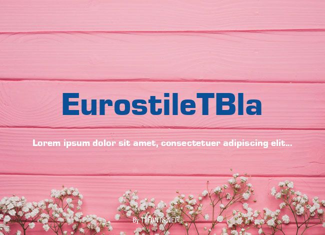 EurostileTBla example