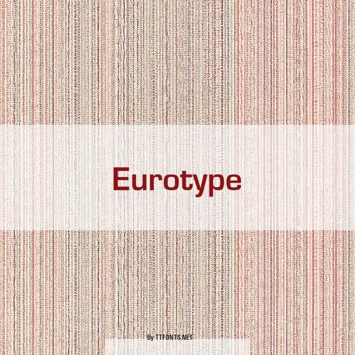 Eurotype example