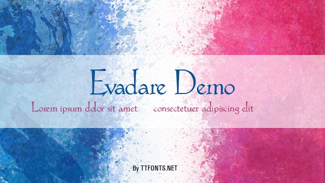 Evadare Demo example