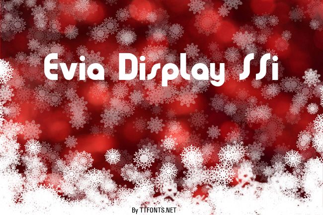 Evia Display SSi example