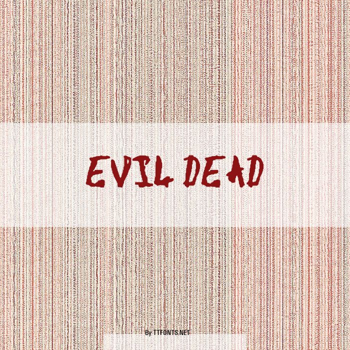 Evil Dead example