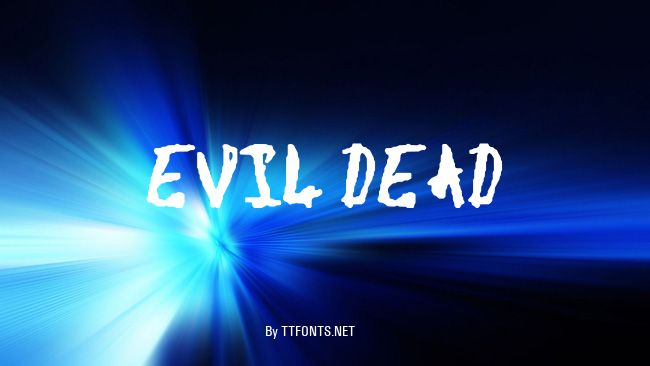 Evil Dead example