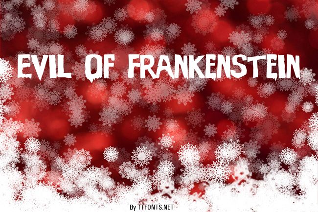 Evil Of Frankenstein example