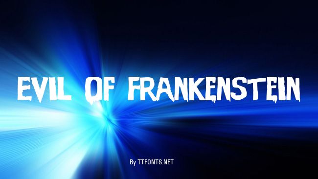 Evil Of Frankenstein example