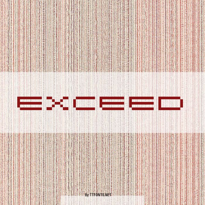 Exceed example