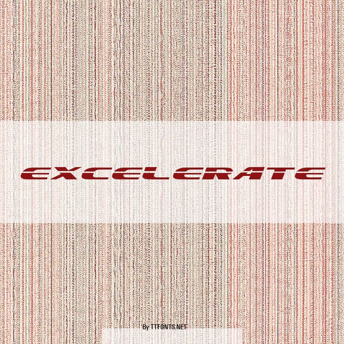 Excelerate example