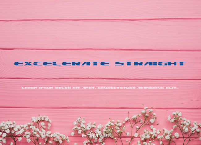 Excelerate Straight example