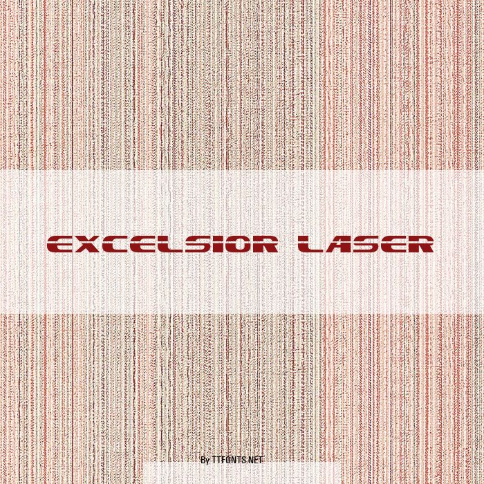Excelsior Laser example