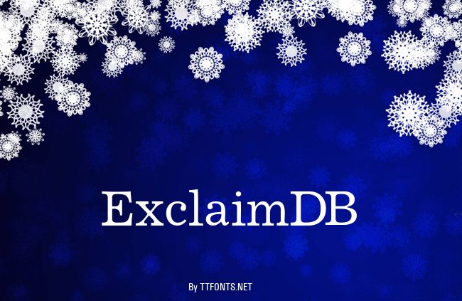 ExclaimDB example