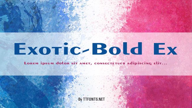 Exotic-Bold Ex example